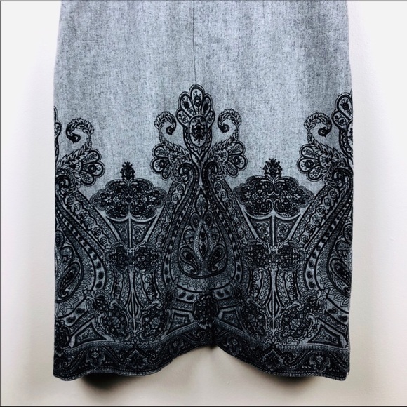 TALBOTS Wool Cap Sleeve Dress - Picture 3 of 6